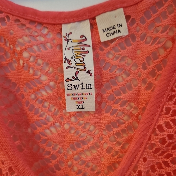 Miken Coral Swim Cover-Up - Picture 2 of 6